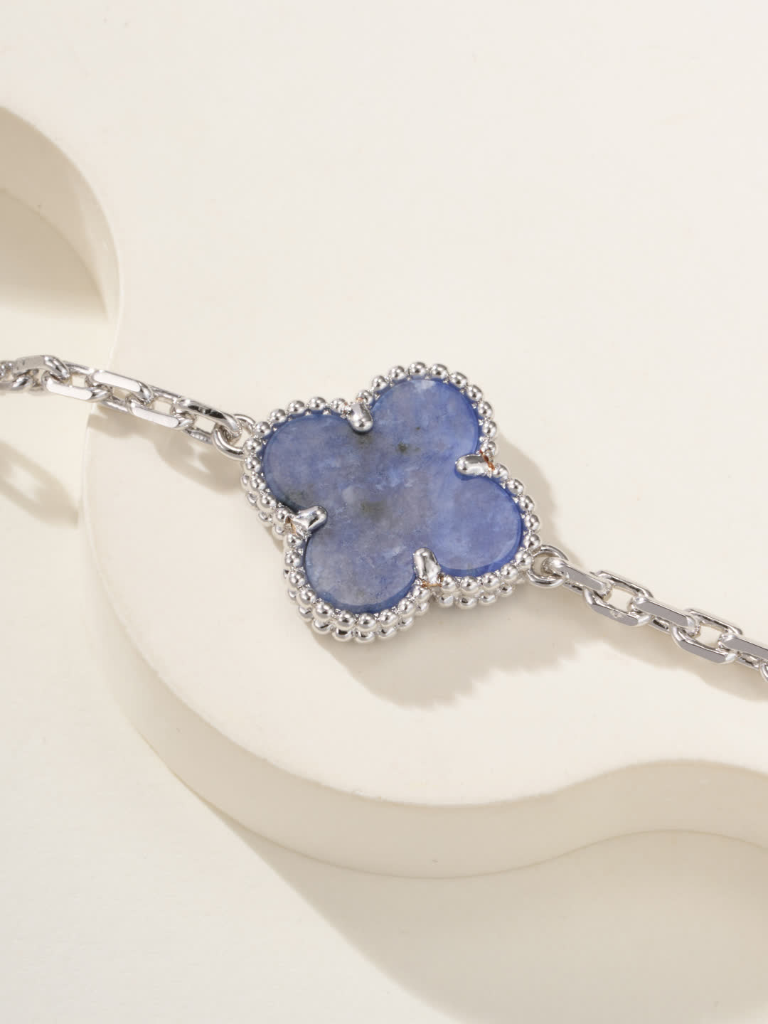 Van Cleef & Arpels Alhambra Blue Sapphire Bracelet